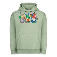 Pigment Oil Green autism gnome Urban Hoodie - MaliasSmallBusiness