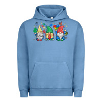 Pigment Pebble Blue autism gnome Urban Hoodie - MaliasSmallBusiness