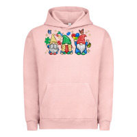 Pigment Salmon autism gnome Urban Hoodie - MaliasSmallBusiness