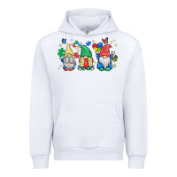 White autism gnome Urban Hoodie - MaliasSmallBusiness