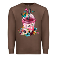 Chestnut mexican day of the dead skulls coffee cup Premium Sweatshirt - FaDigitalArtStudio