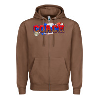 Chestnut coach Zipper Hoodie - texasbilliewilder