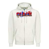 Oatmeal Heather coach Zipper Hoodie - texasbilliewilder
