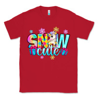 Red snow cute witc unicorn Classic Tee - Zillion Design Studio