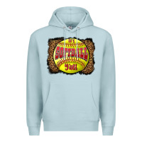 Blue Mist it's softball y'all Premium Hoodie - LillyAllenDesigns