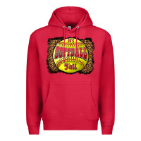 Cardinal it's softball y'all Premium Hoodie - LillyAllenDesigns