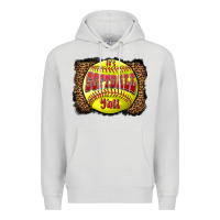 Dove Grey it's softball y'all Premium Hoodie - LillyAllenDesigns