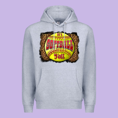 It's Softball Y'all Premium Hoodie Designed By Lillyallendesigns