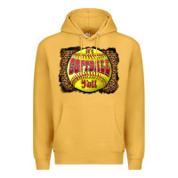 Mustard it's softball y'all Premium Hoodie - LillyAllenDesigns