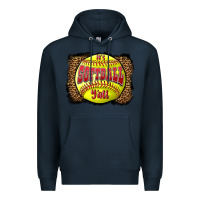 Navy it's softball y'all Premium Hoodie - LillyAllenDesigns
