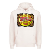 Pale Pink it's softball y'all Premium Hoodie - LillyAllenDesigns