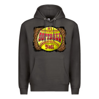 Smoke it's softball y'all Premium Hoodie - LillyAllenDesigns