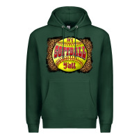 Sports Green it's softball y'all Premium Hoodie - LillyAllenDesigns