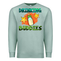 Seafoam drinking buddies with baby bottle Premium Sweatshirt - HRA Design Shop