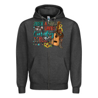 Charcoal Heather just a girl who loves country music Zipper Hoodie - Zillion Design Studio