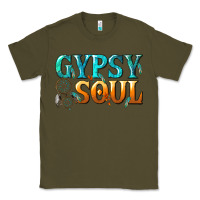 Army Green gypsy soul Classic Tee - texasbilliewilder