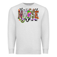 Oatmeal Heather nurse halloween Premium Sweatshirt - RacoonDesign