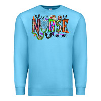 Ocean Blue nurse halloween Premium Sweatshirt - RacoonDesign