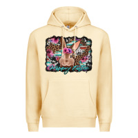 Pina Colada happy easter bunny western background Premium Hoodie - Jasminsmagicworld