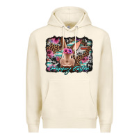 Tofu happy easter bunny western background Premium Hoodie - Jasminsmagicworld