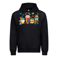 Black autism awareness day coffee cups Urban Hoodie - MaliasSmallBusiness