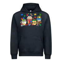 Navy autism awareness day coffee cups Urban Hoodie - MaliasSmallBusiness