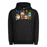 Pigment Black autism awareness day coffee cups Urban Hoodie - MaliasSmallBusiness