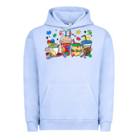 Pigment Grape Ice autism awareness day coffee cups Urban Hoodie - MaliasSmallBusiness