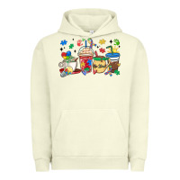 Pigment Pistachio autism awareness day coffee cups Urban Hoodie - MaliasSmallBusiness