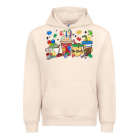 Sandshell autism awareness day coffee cups Urban Hoodie - MaliasSmallBusiness