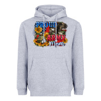 Heather Grey Proud army mom 4th of july Heavyweight Hoodie - CowGirlArtShop