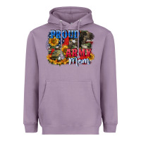 Lavender Proud army mom 4th of july Heavyweight Hoodie - CowGirlArtShop