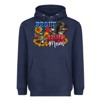 Navy Proud army mom 4th of july Heavyweight Hoodie - CowGirlArtShop