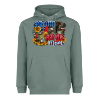 Sage Proud army mom 4th of july Heavyweight Hoodie - CowGirlArtShop