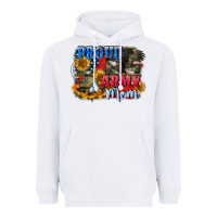White Proud army mom 4th of july Heavyweight Hoodie - CowGirlArtShop