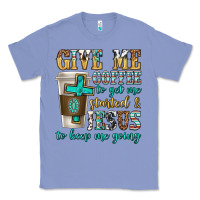 Colony Blue give me coffee to get me started Classic Tee - texasbilliewilder