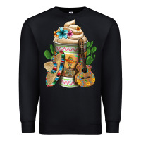 Black mexican hot coffee cup Premium Sweatshirt - FaDigitalArtStudio