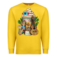 Lemon mexican hot coffee cup Premium Sweatshirt - FaDigitalArtStudio