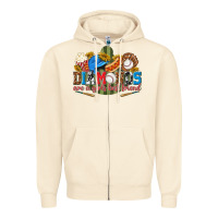 Sandshell diamonds are a girls best friend Zipper Hoodie - texasbilliewilder