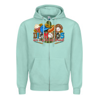 Seafoam diamonds are a girls best friend Zipper Hoodie - texasbilliewilder