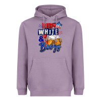 Lavender Red white and boozy 4th of july Heavyweight Hoodie - CowGirlArtShop