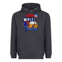 Smoke Red white and boozy 4th of july Heavyweight Hoodie - CowGirlArtShop