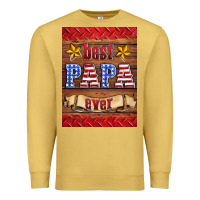 Antique Gold best papa ever air freshener Premium Sweatshirt - HRA Design Shop
