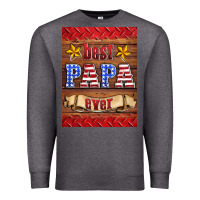 Charcoal Heather best papa ever air freshener Premium Sweatshirt - HRA Design Shop