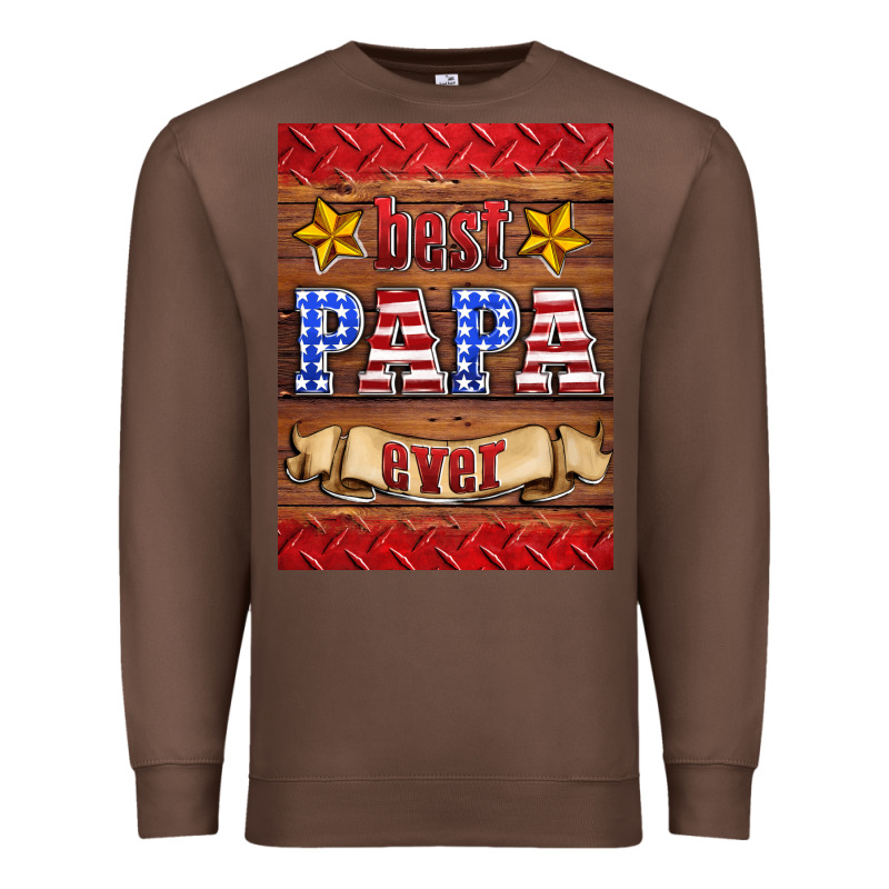 Best Papa Ever Air Freshener Premium Sweatshirt by HRA Design Shop | Teevron