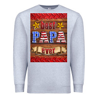 Heather Grey best papa ever air freshener Premium Sweatshirt - HRA Design Shop