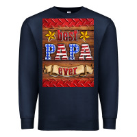 Navy best papa ever air freshener Premium Sweatshirt - HRA Design Shop