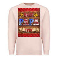 Pale Pink best papa ever air freshener Premium Sweatshirt - HRA Design Shop