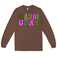 Chestnut mardi gras Long Sleeve Tee - BarkalooDesign