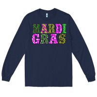 Navy mardi gras Long Sleeve Tee - BarkalooDesign